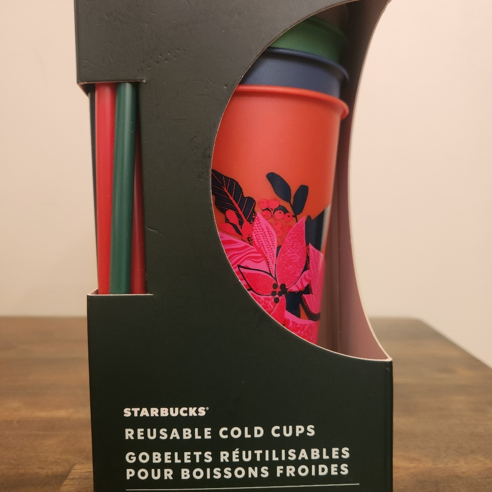 Starbucks Reusable Holiday Cold Cups